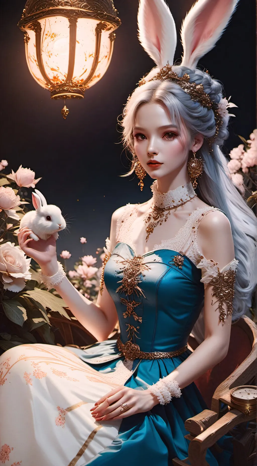 ai character: Bunny(from Piggy) background