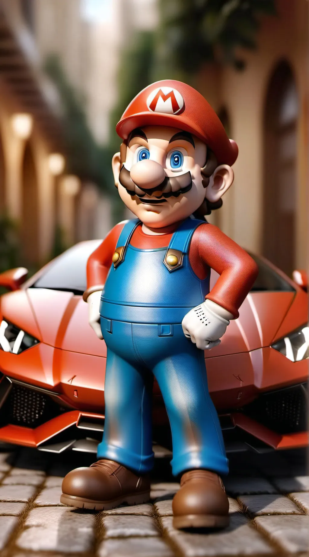 ai character: mario bros 2.0 background