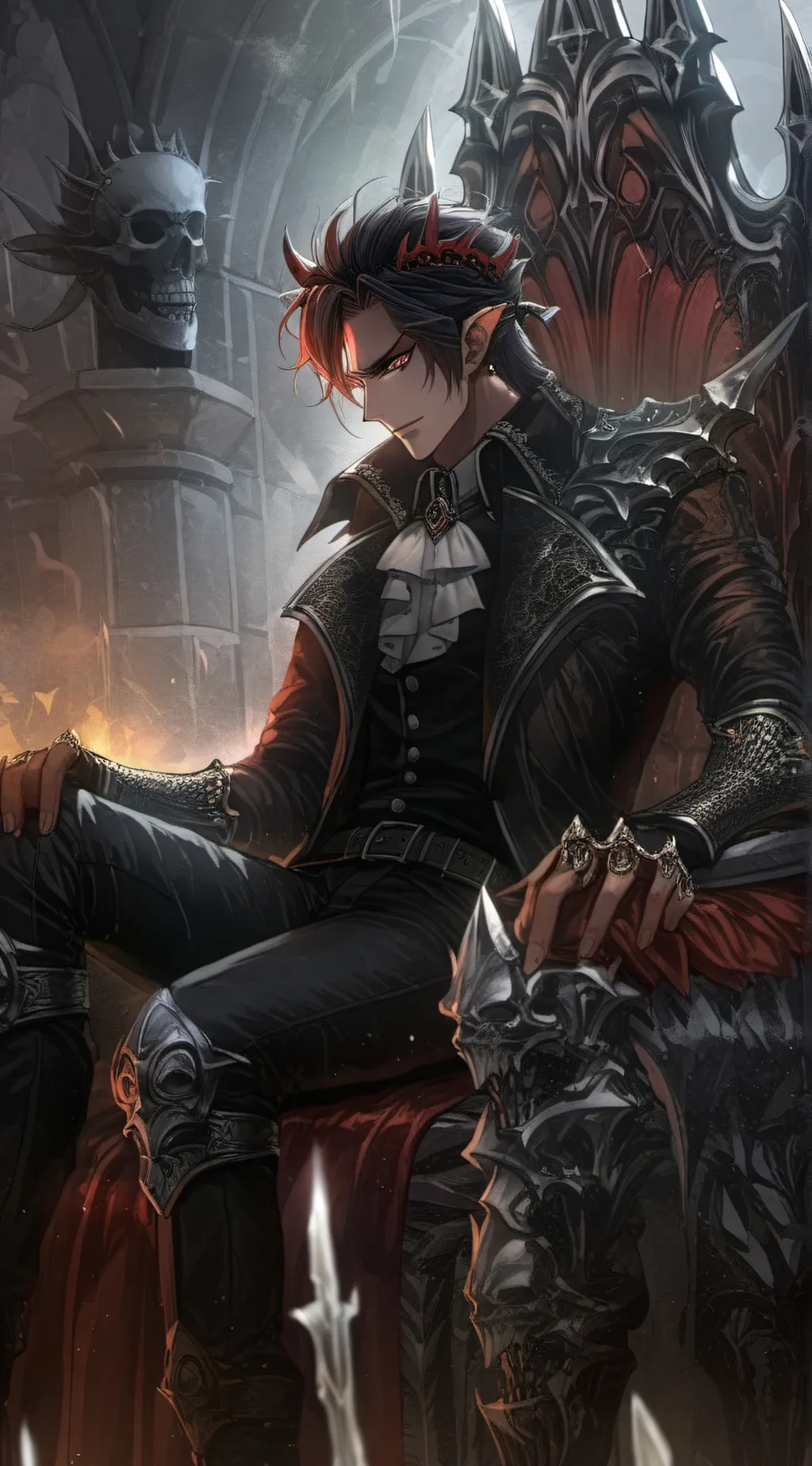 ai character: Demon King Baal background