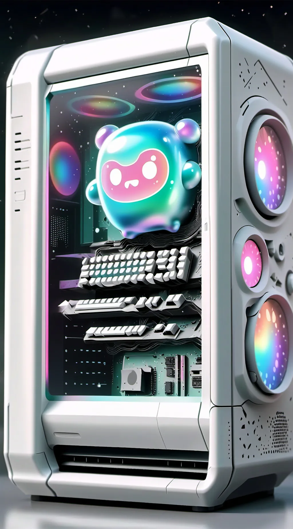 ai character: NEKO AND JUSTIN background