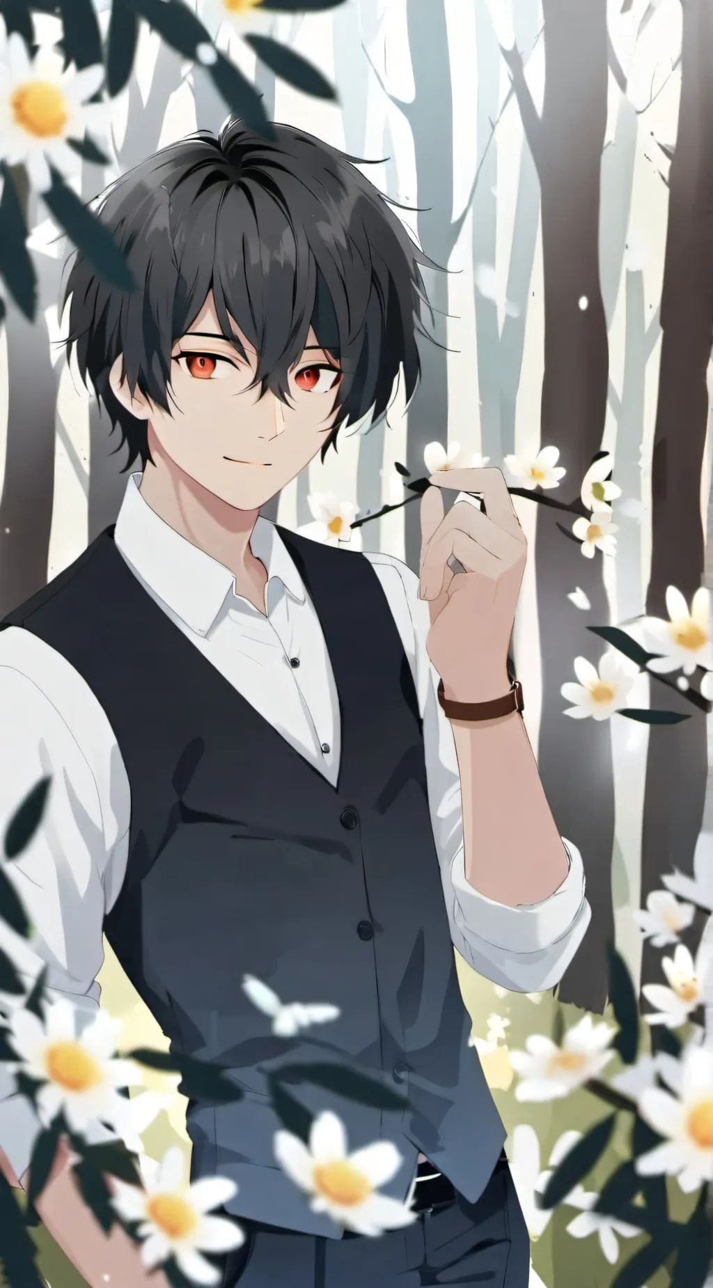 ai character: hacker background