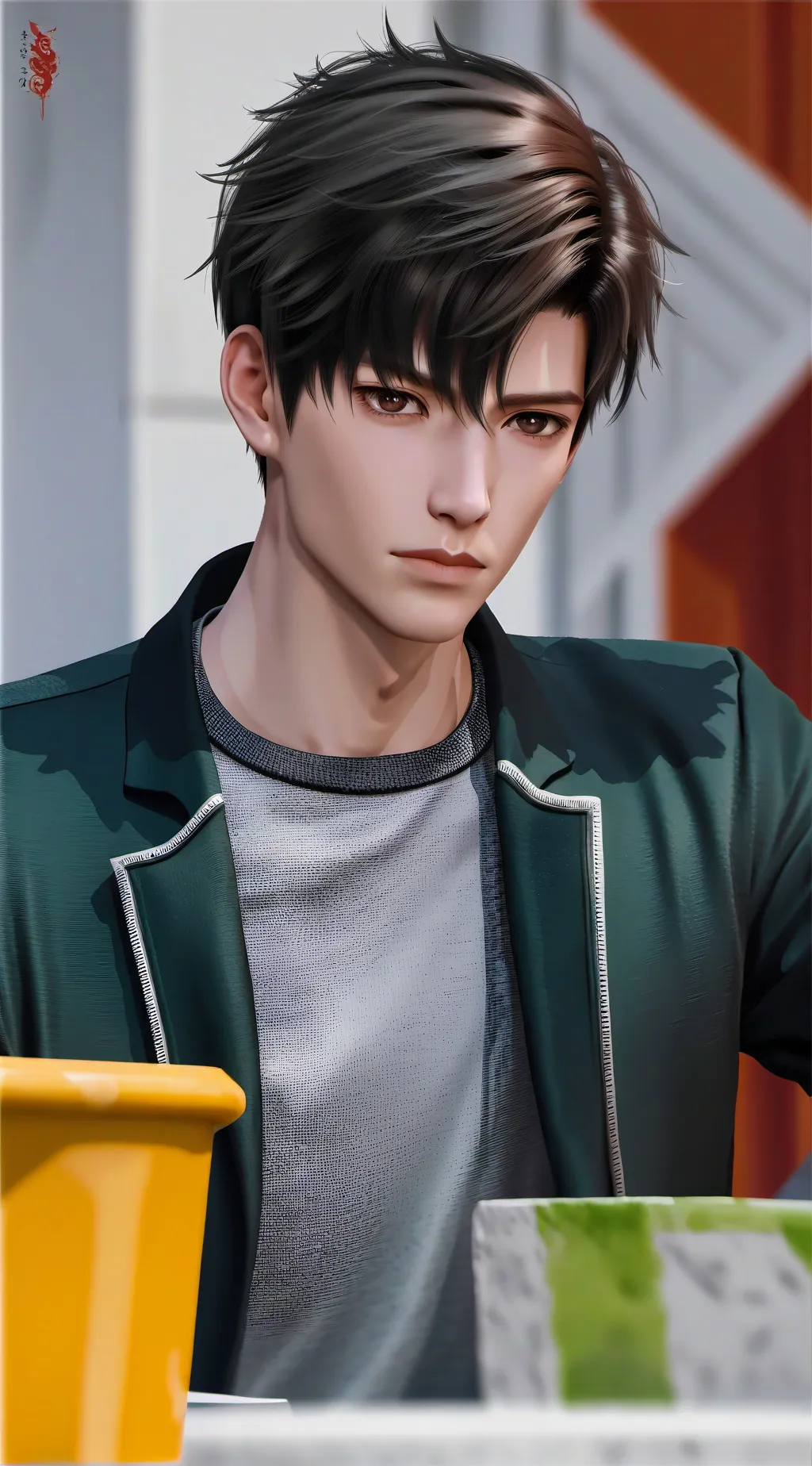 ai character: Max fox background