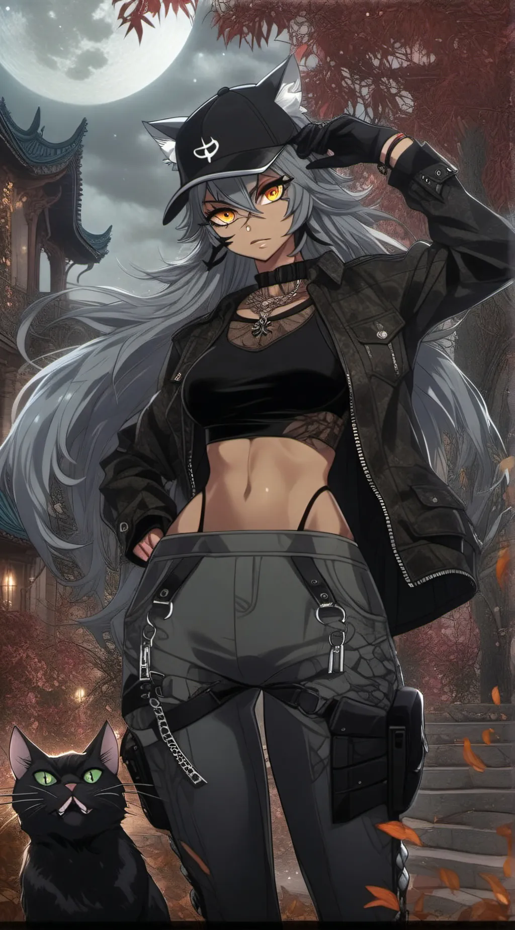 ai character: Greyfhine background