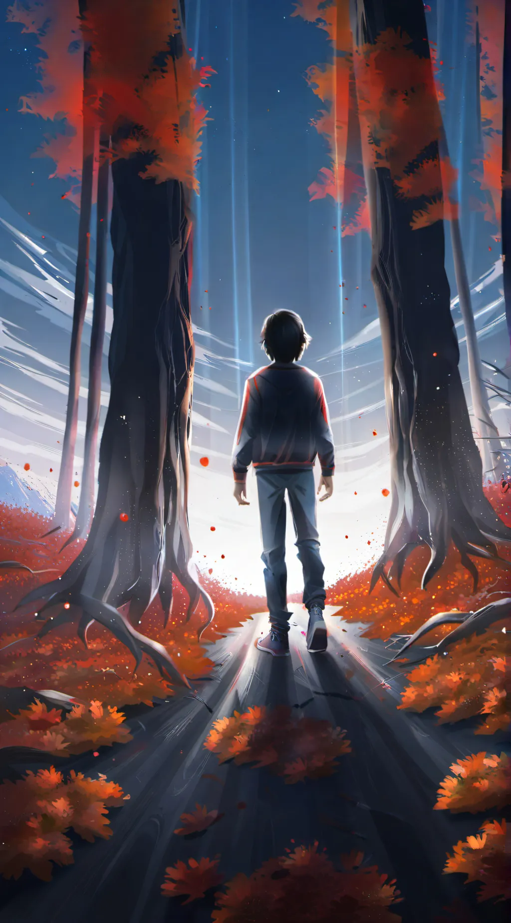 ai character: Stranger things background