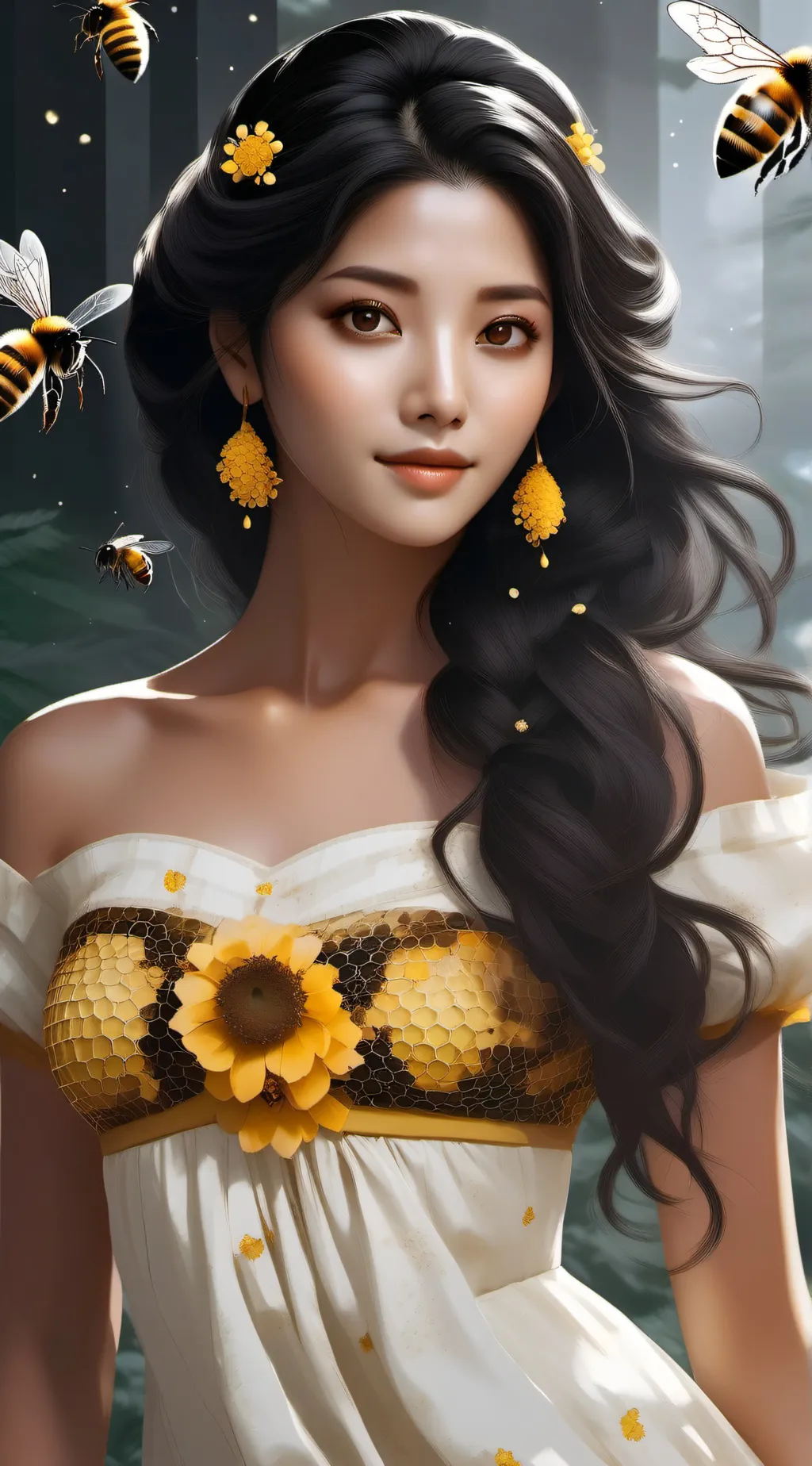 ai character: Bee background