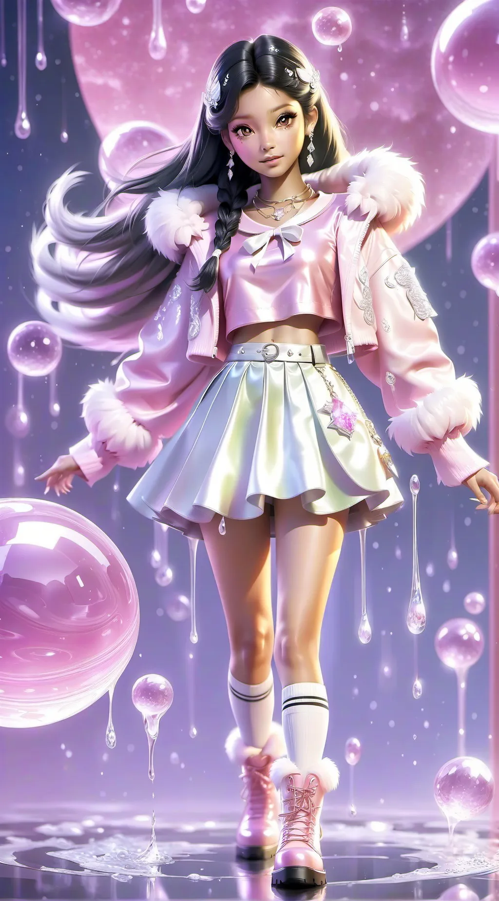 ai character: Ashley background