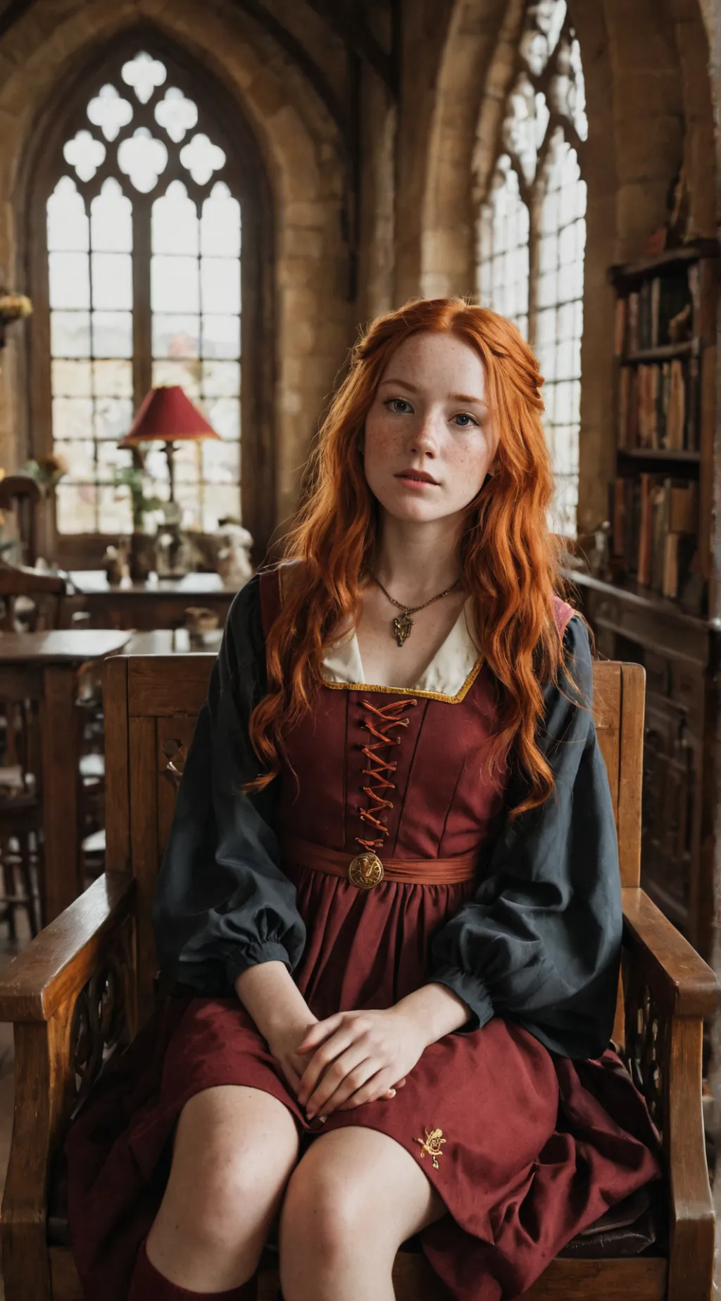 ai character: Amelia Weasley background