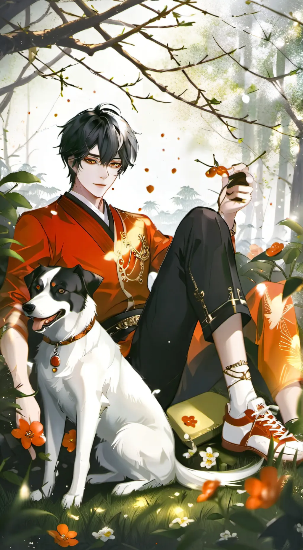 ai character: Leo background