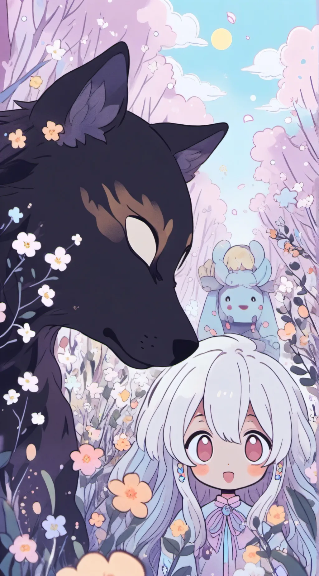 ai character: Forest😁 background
