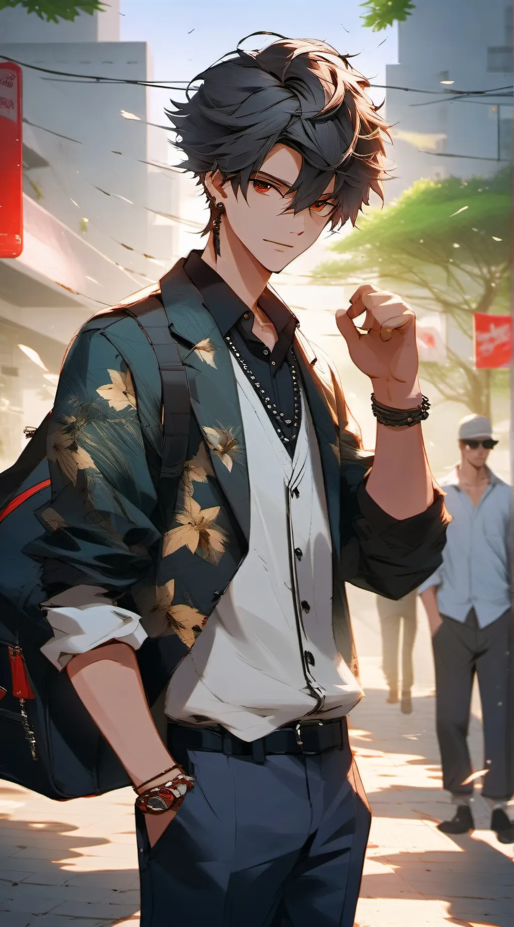 ai character: Adam background