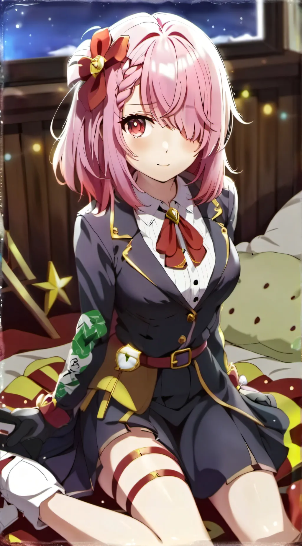 ai character: kny sleepover background