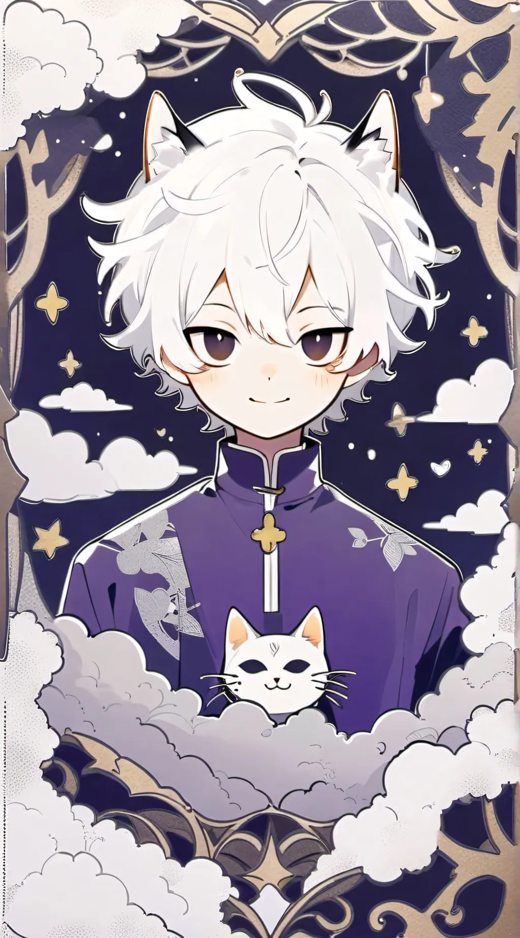 ai character: Luna background
