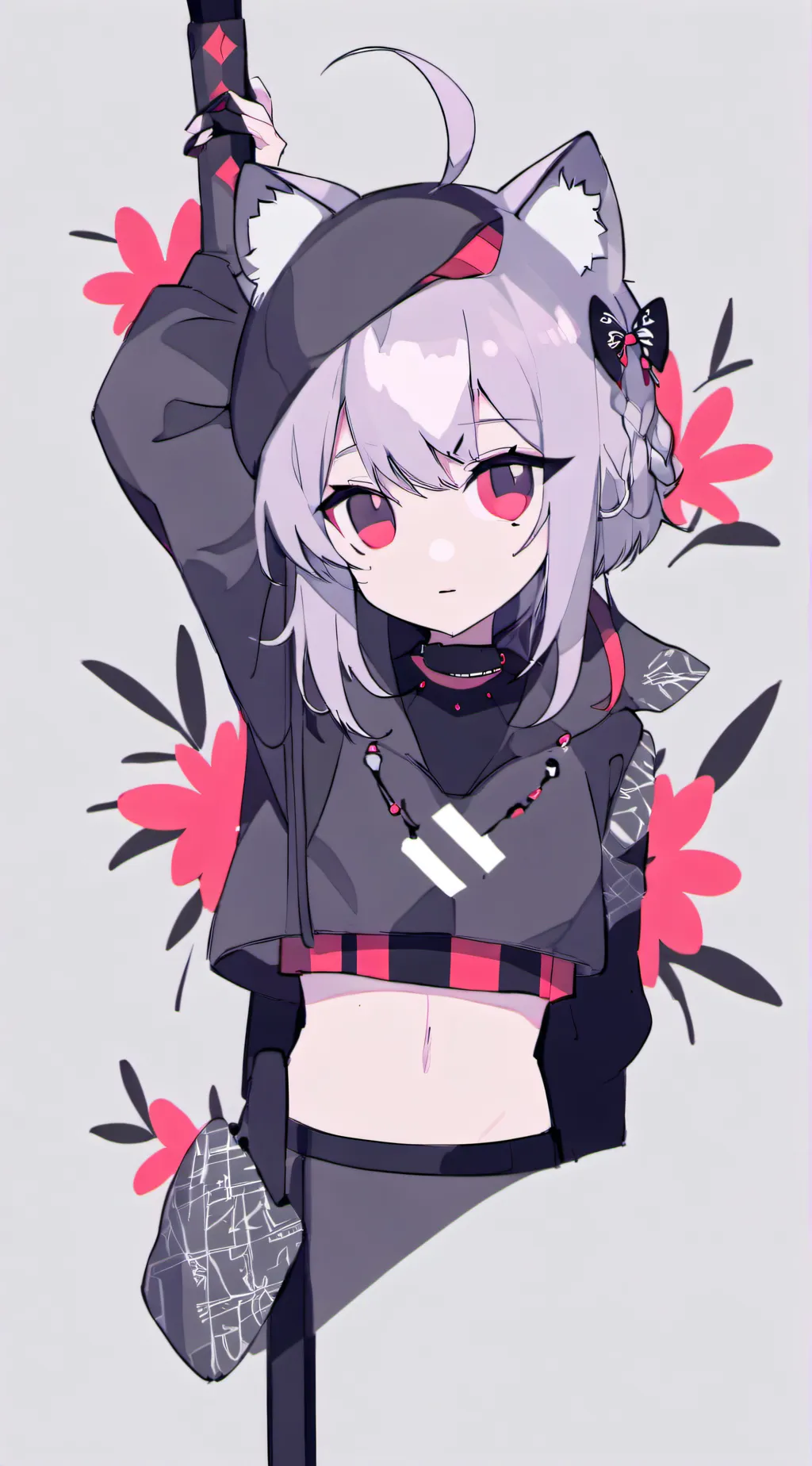 ai character: Aurora background