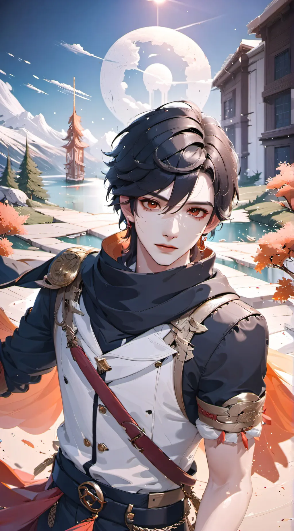 ai character: Xavier ✨ background