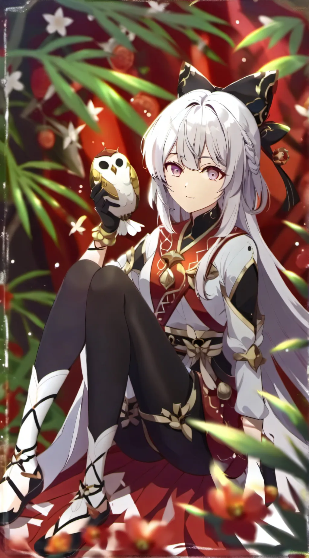ai character: Cristina  background