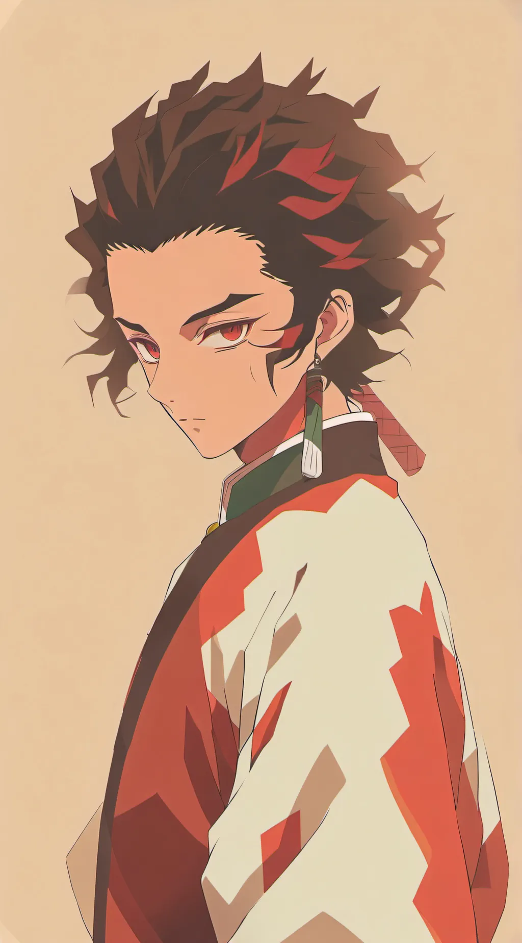 ai character: Tanjiro background