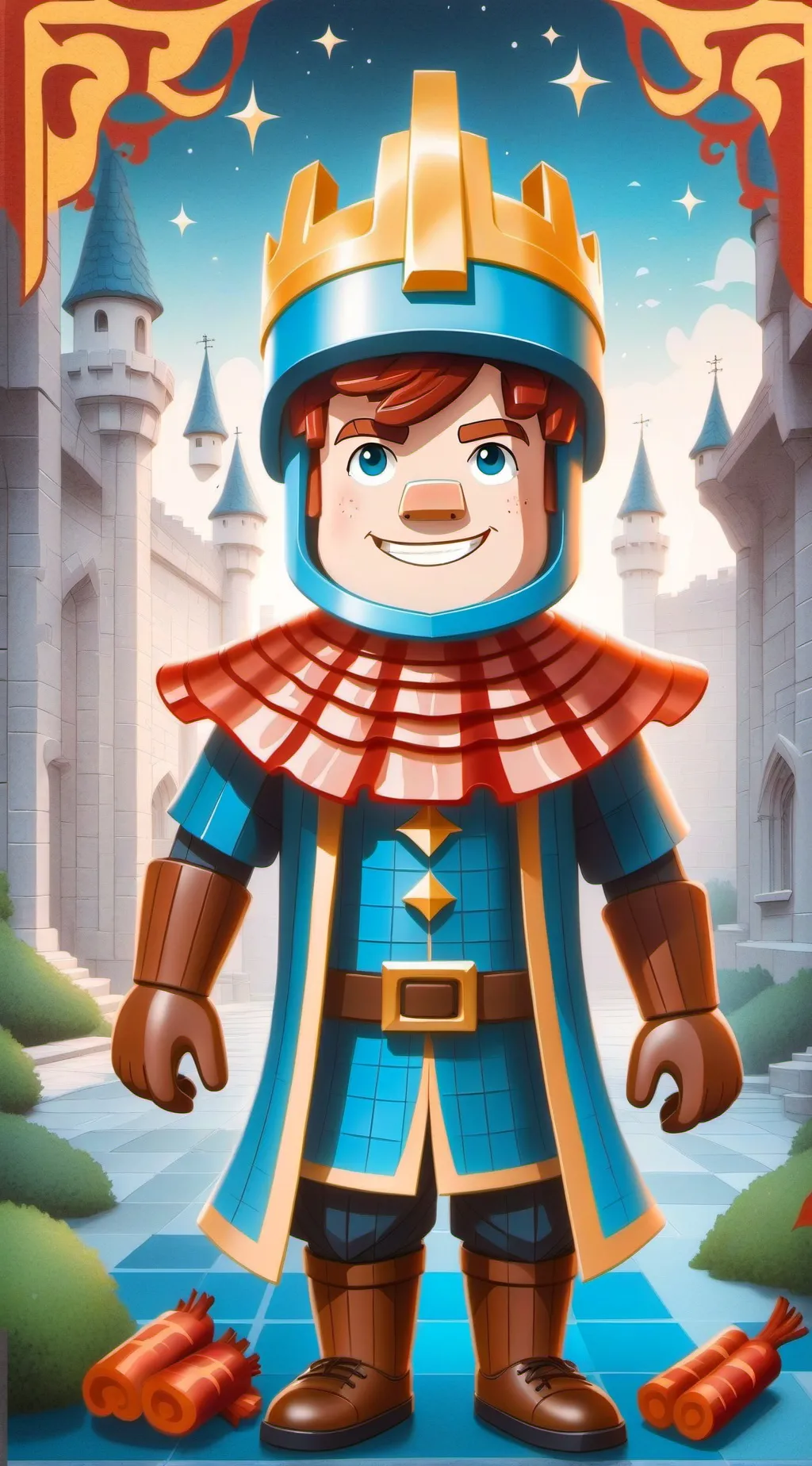 ai character: Clash royal Boy background