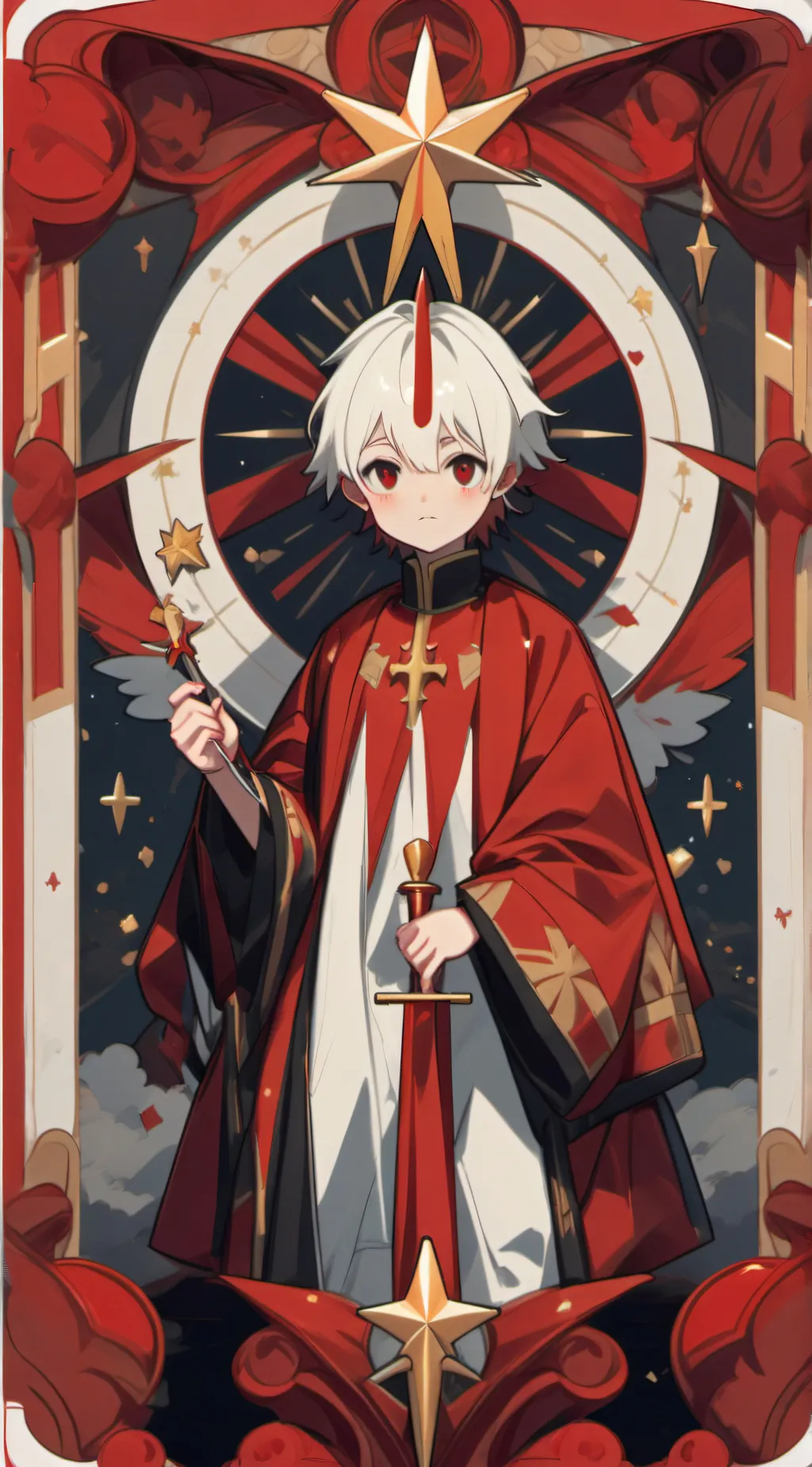 ai character: mha christmas background