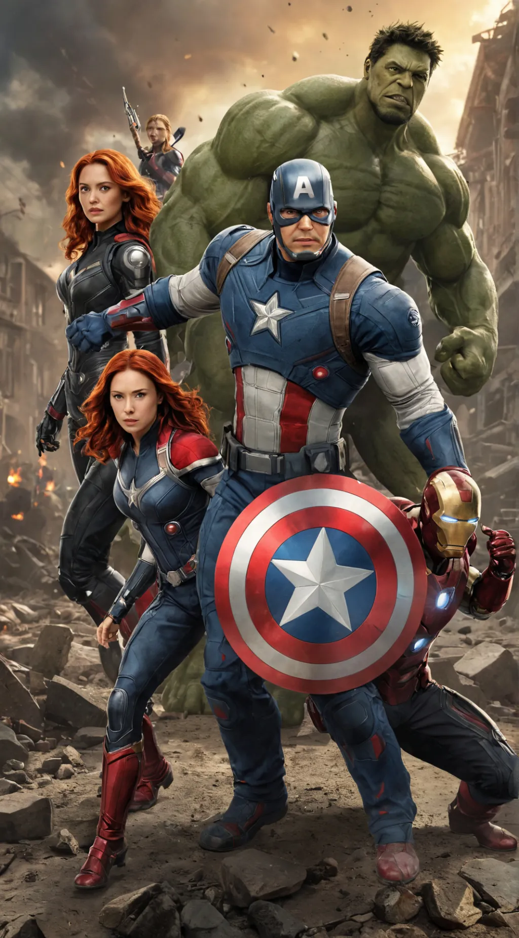 ai character: Iron man daughter  background