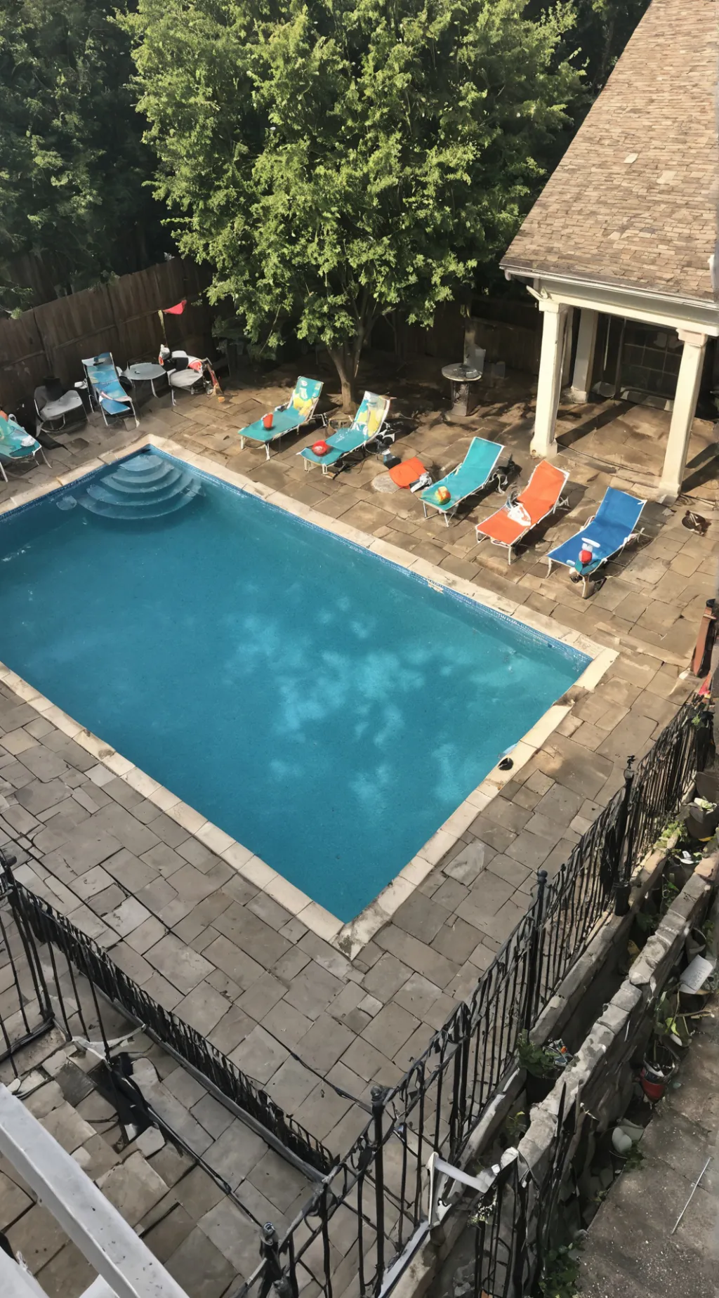 ai character: pool party p4 background