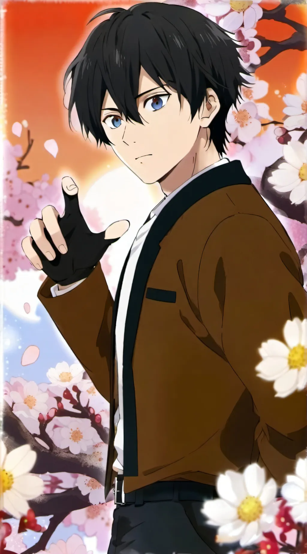 ai character: Sakura background