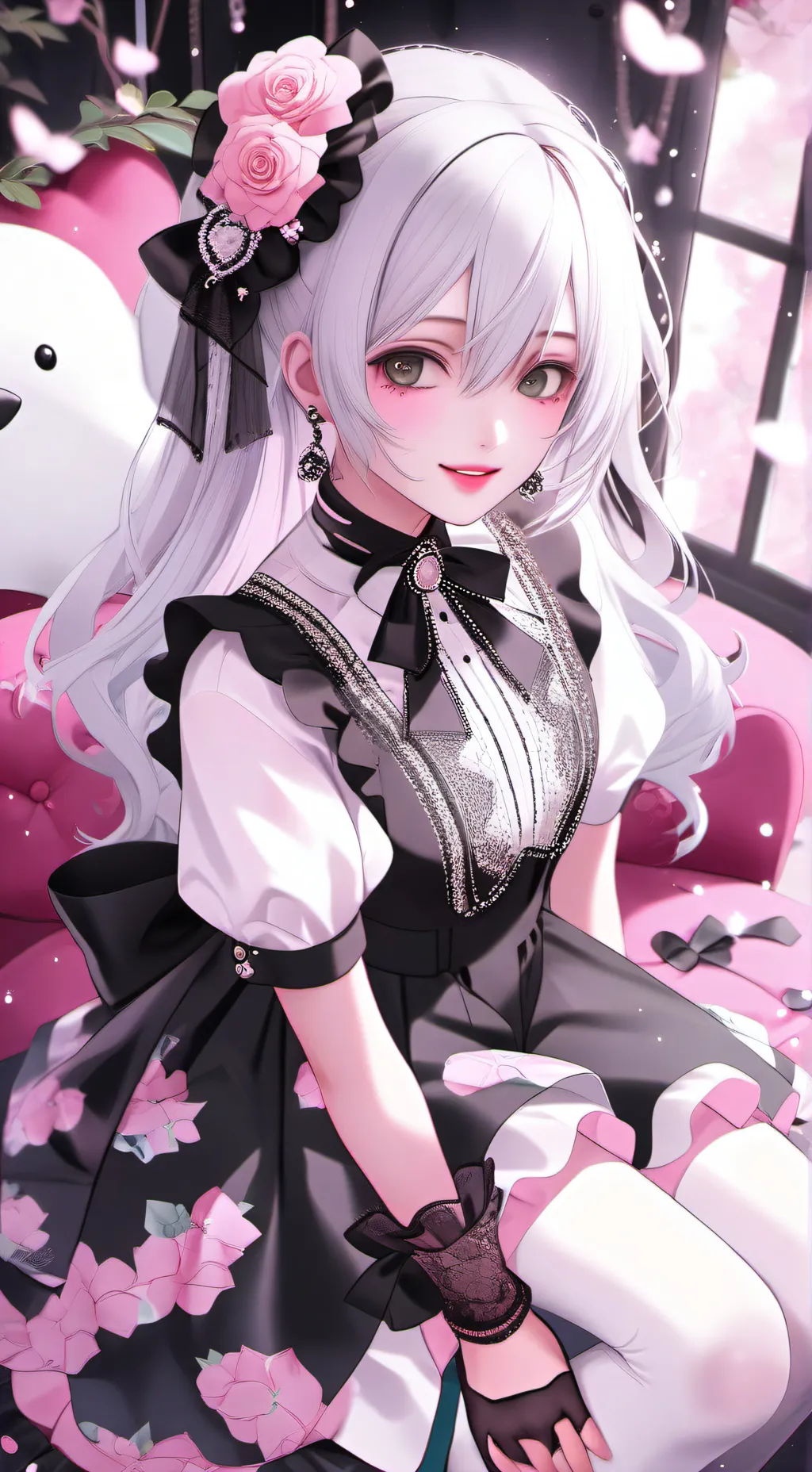 ai character: Aurora background