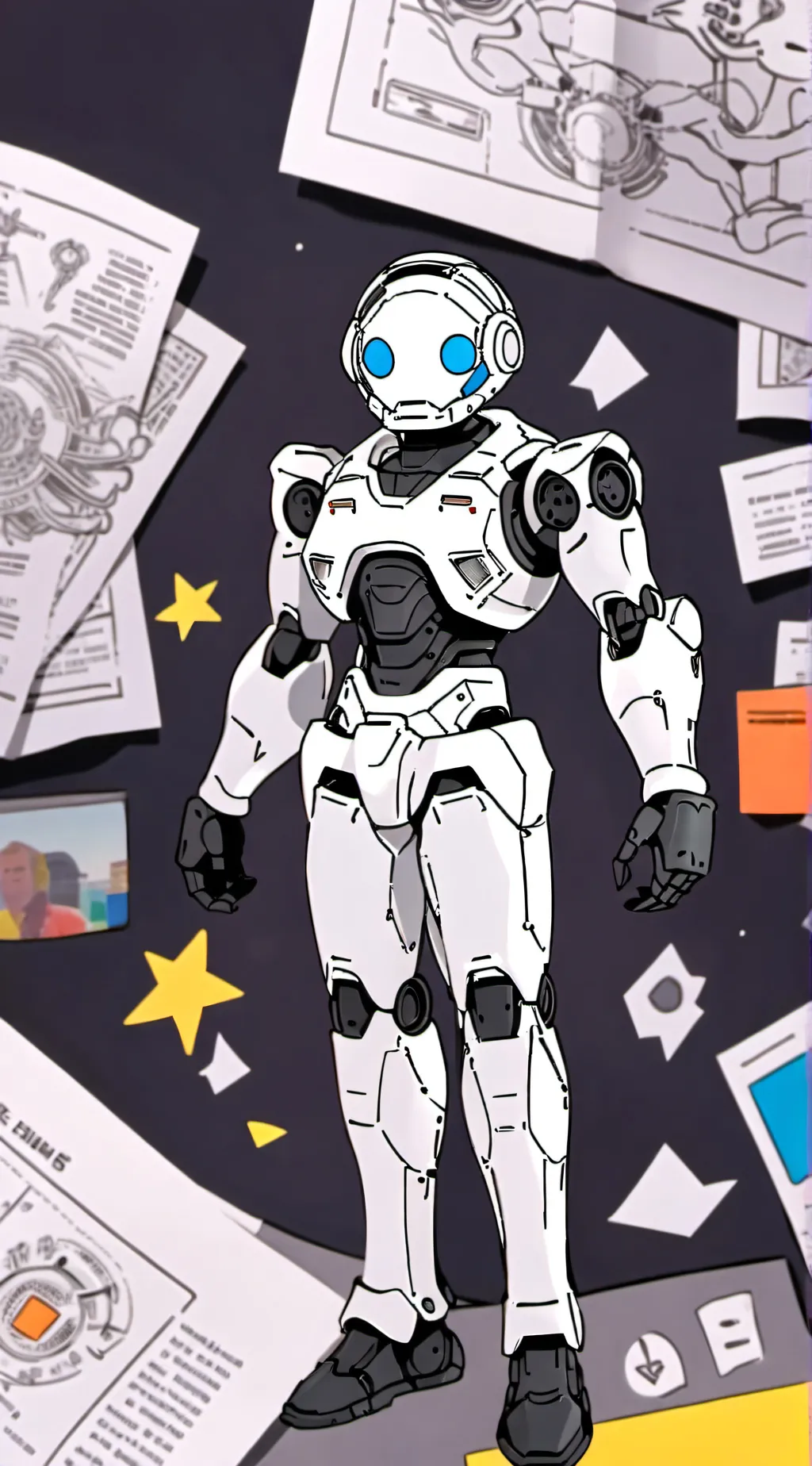 ai character: pronoun and name background