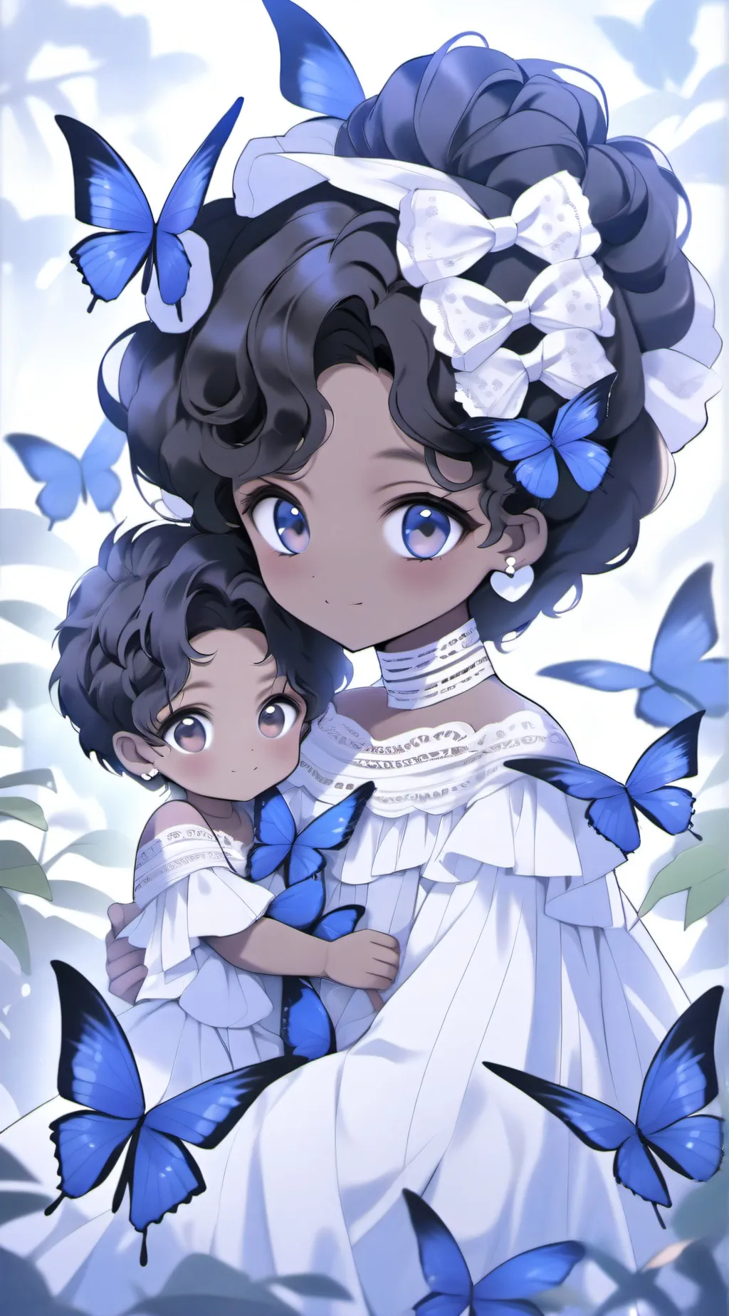 ai character: Black royalty background