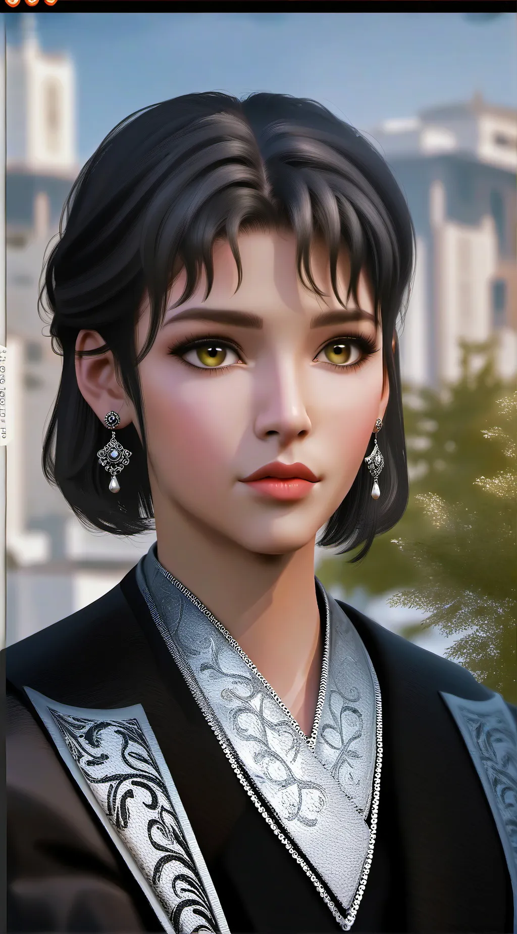 ai character: Jade  background