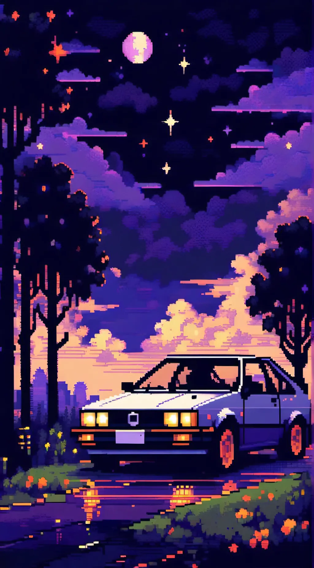 ai character: Car Abduction background