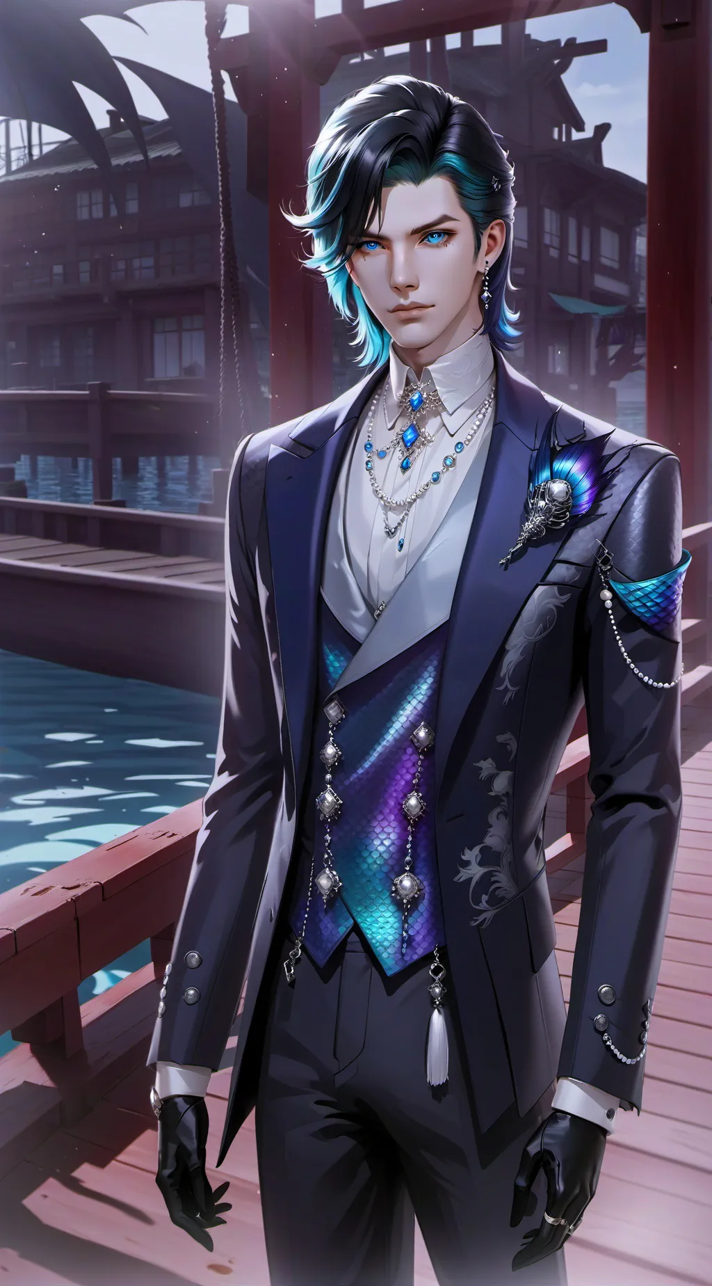 ai character: Shawn background