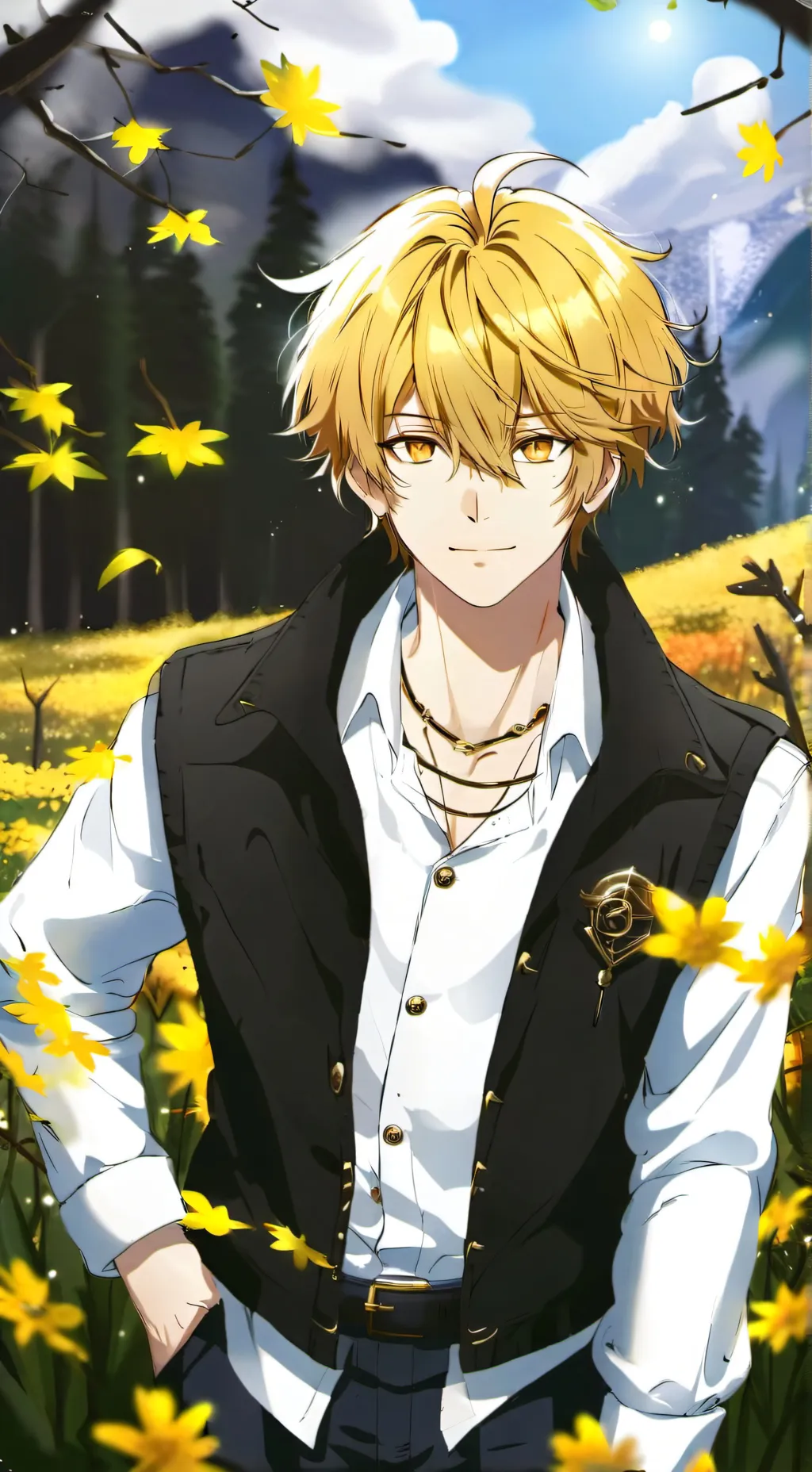 ai character: Denki background
