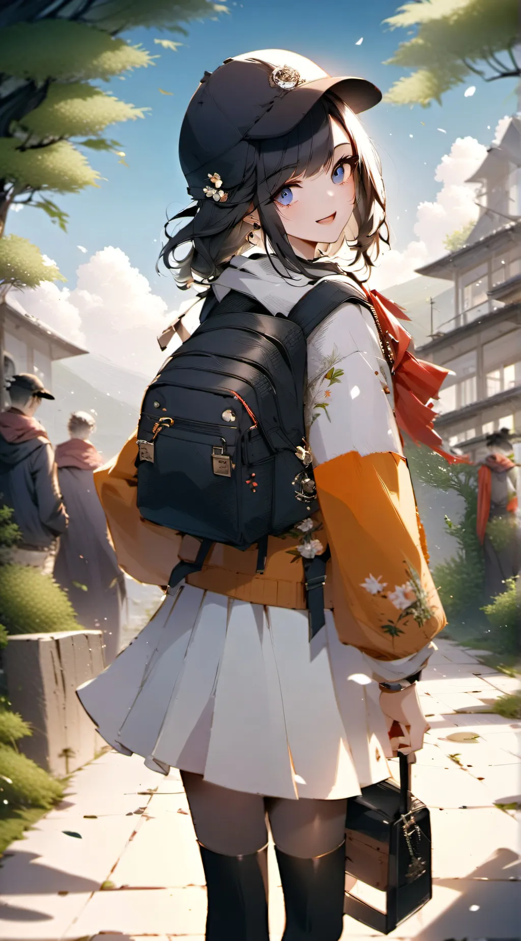 ai character: Akari background