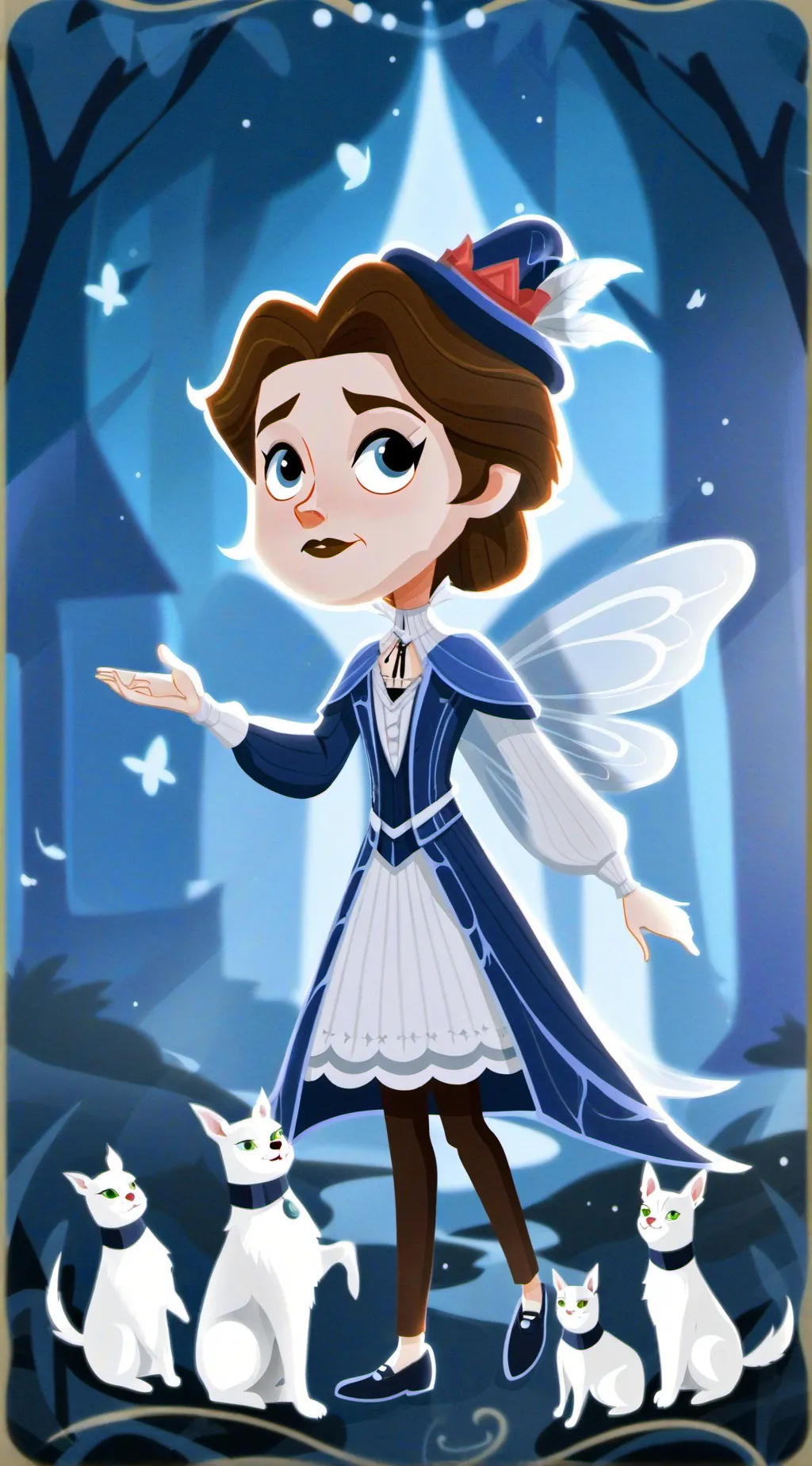 ai character: fairy background