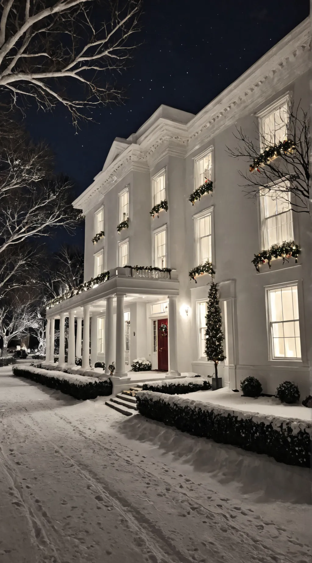 ai character: Fancy house background