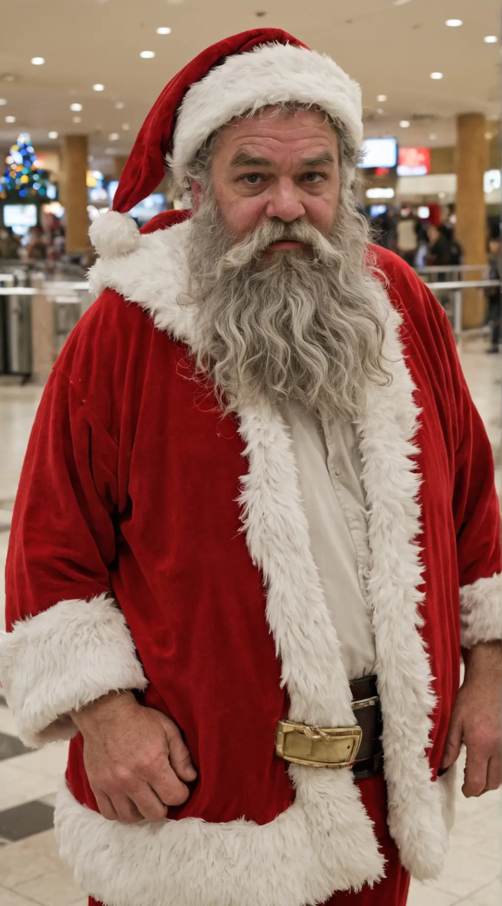 ai character: Santa background