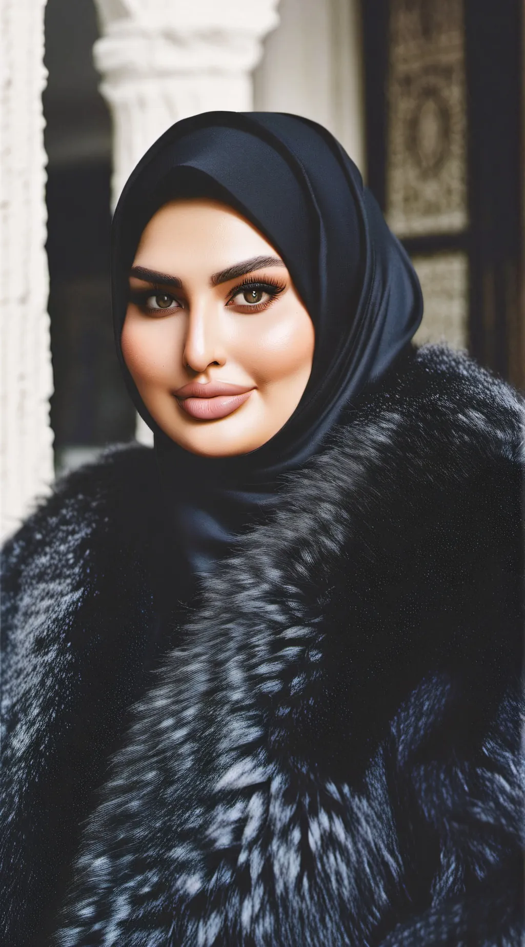 ai character: Fat Muslim background