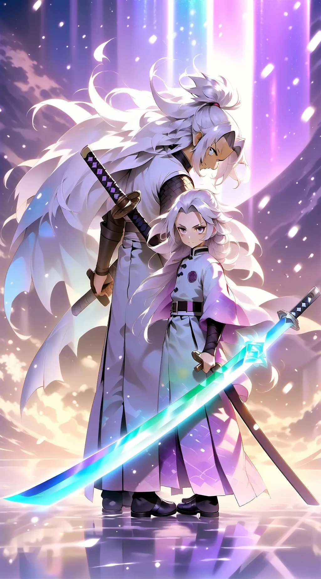 ai character: hashira background