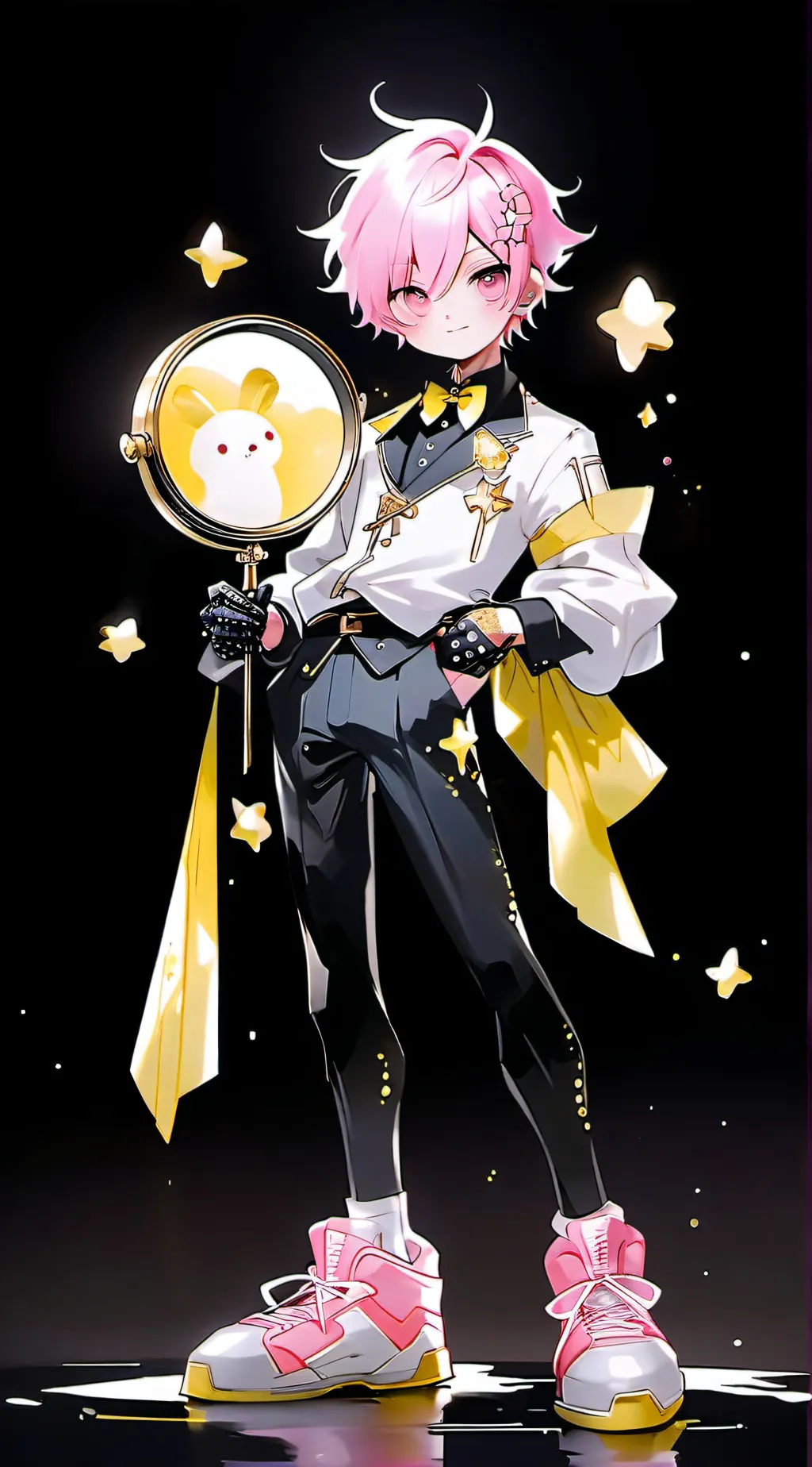 ai character: GLISTEN???? background
