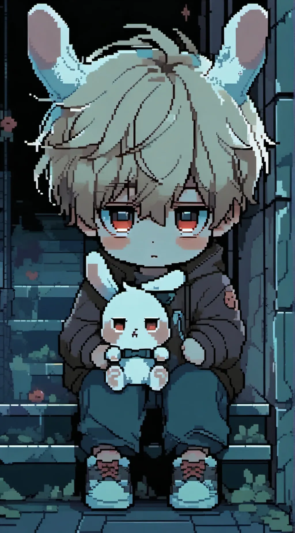 ai character: Baby bakugo  background