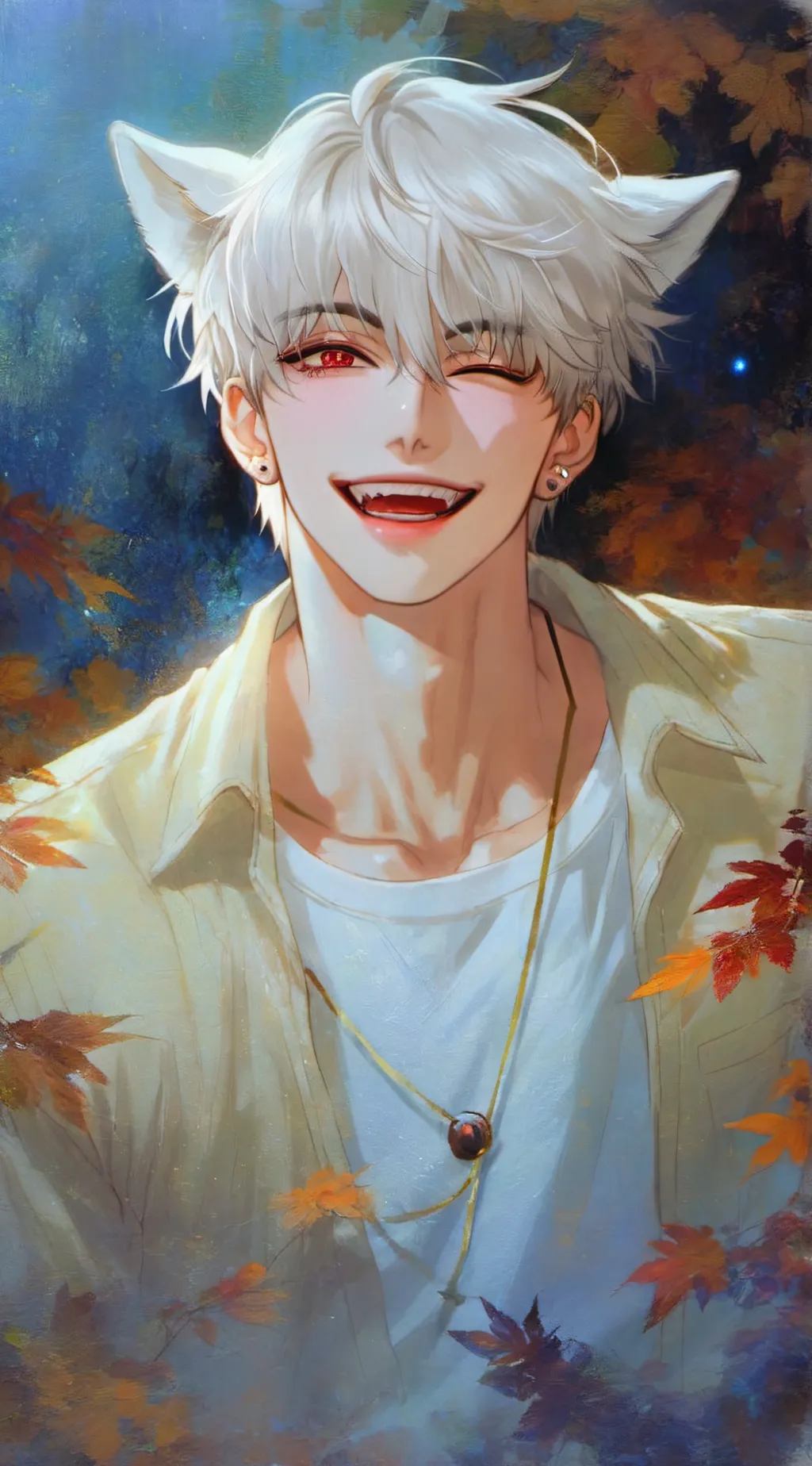 ai character: Vincent🍰🤍~ background