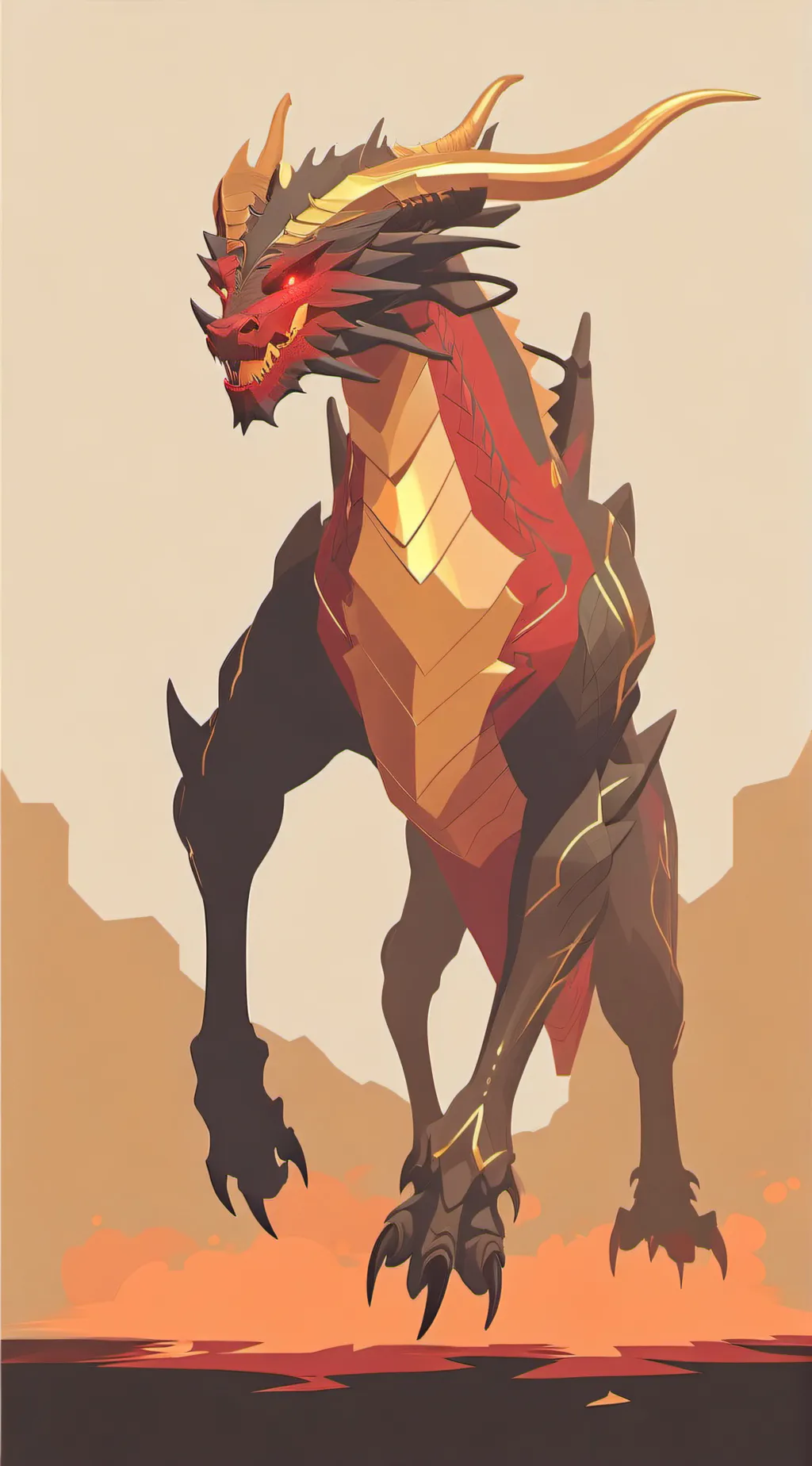ai character: dragon bo background