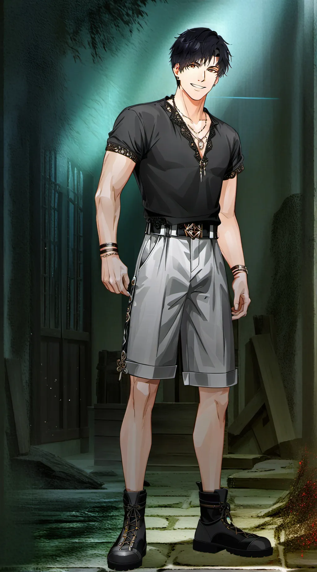 ai character: U name it x background