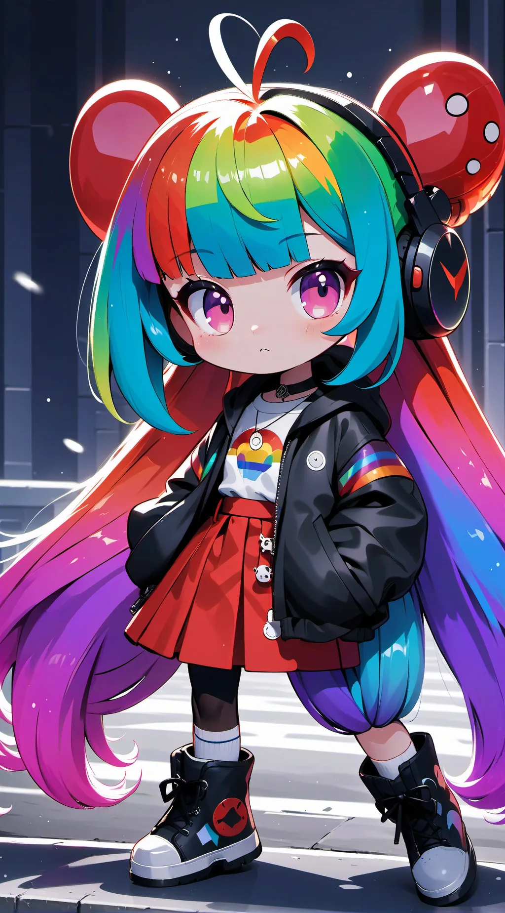 ai character: Rose background