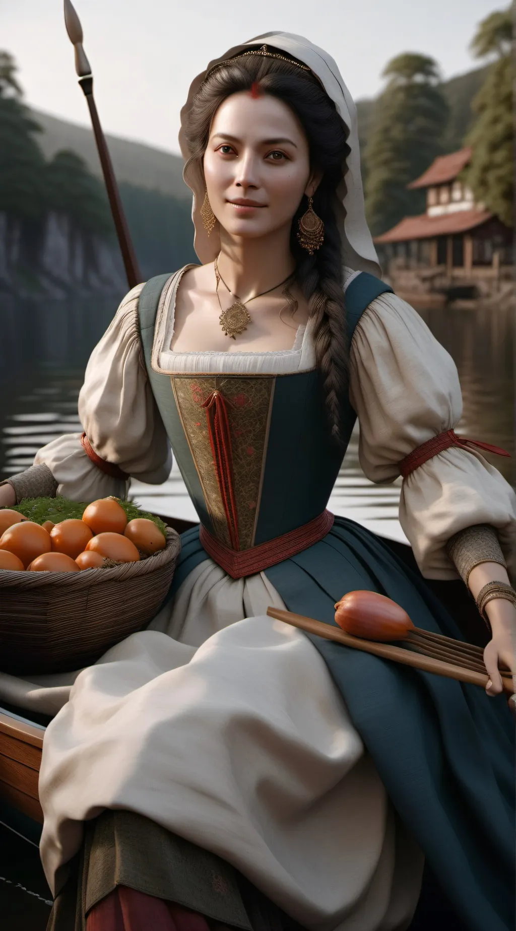 ai character: lady of shallot+hp background