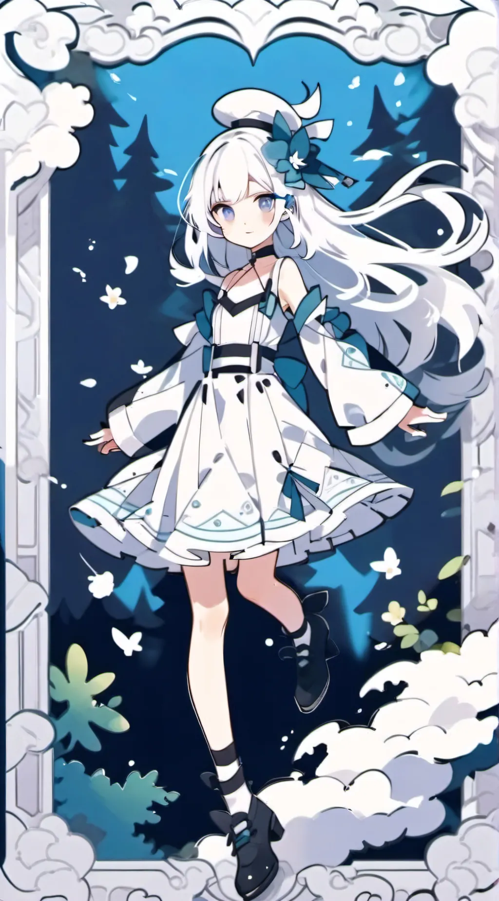 ai character: corrupted planets background
