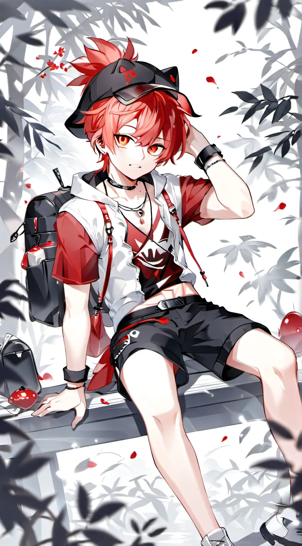 ai character: LOV x My OC 8 background