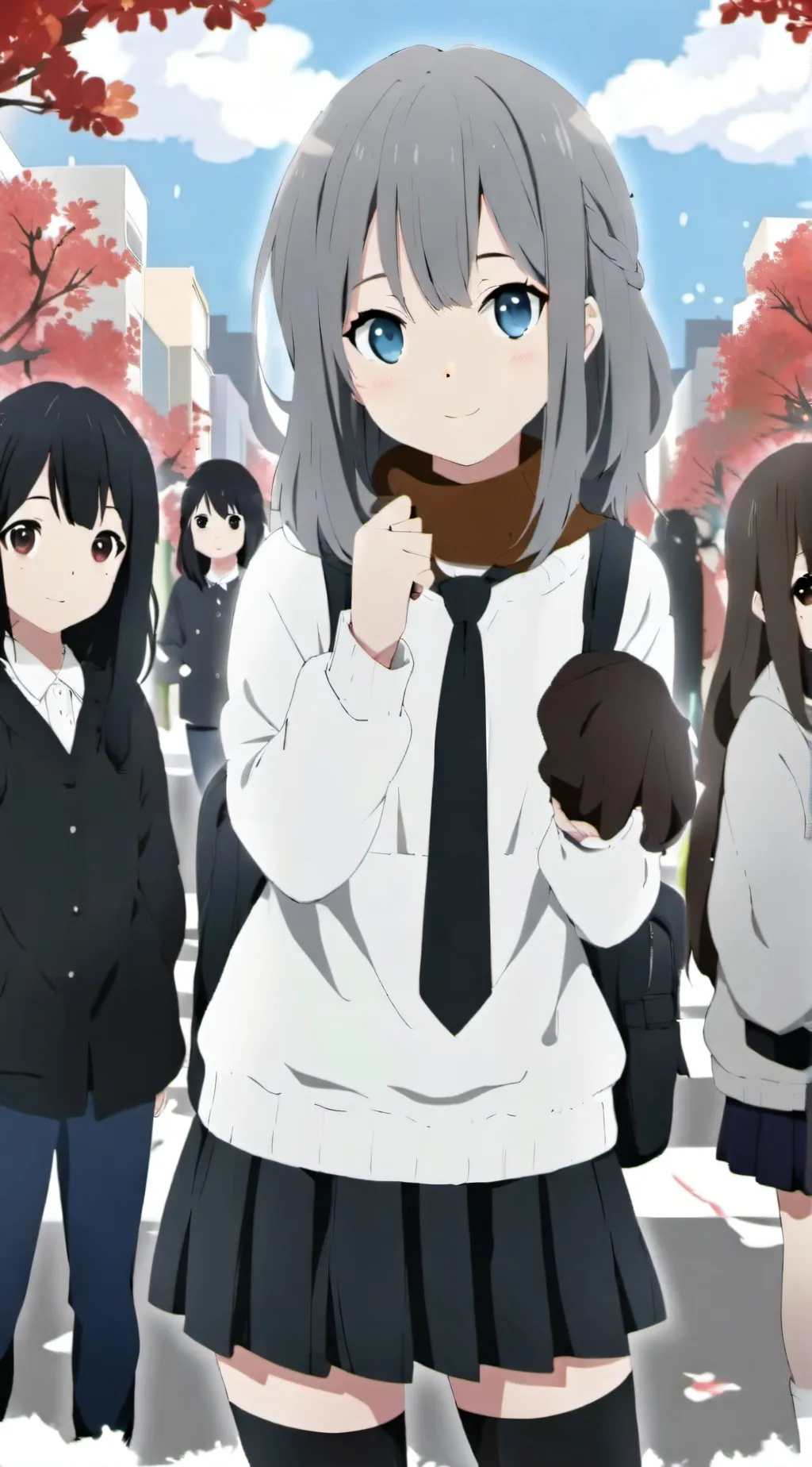 ai character: Girls only world 3 background