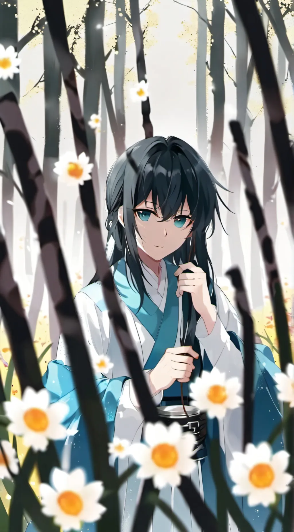 ai character: Muichiro Tokito background