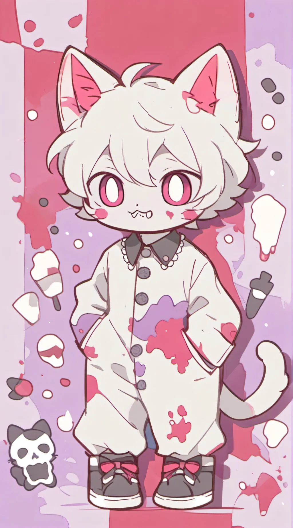ai character: Meme! *I found* background